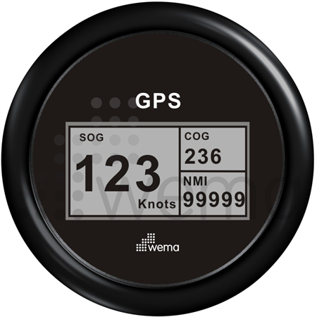 GPS-logg digital, 85 mm, kompl. m antenn