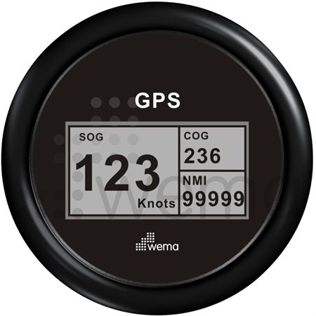 GPS Speedo digital black