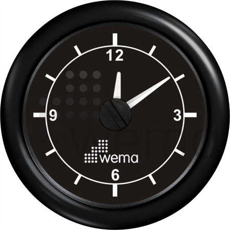 Clock gauge black