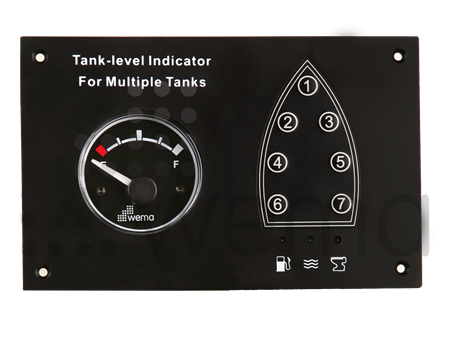 Multitankspanel 240-33 ohm, svart