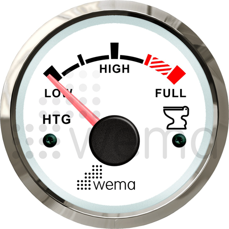 Septiktanksinstrument Silverline, vit