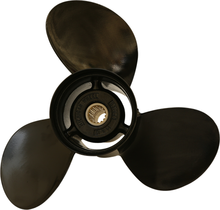 Propeller Michigan Black Match kuppad 14-1/4 x 21  3 bl hö alu