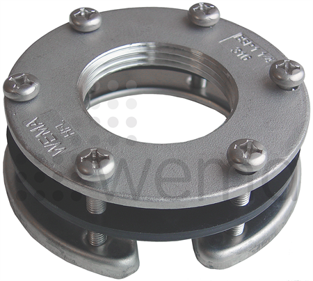 Stainless flange with under ring for N3H/S3H sensor