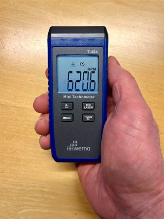 Varvräknare kalibreringsinstrument