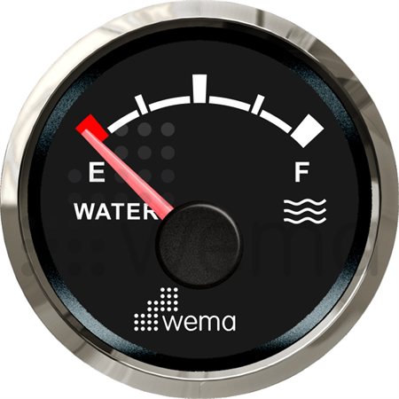 Vatteninstrument NMEA2000 Silverline svart