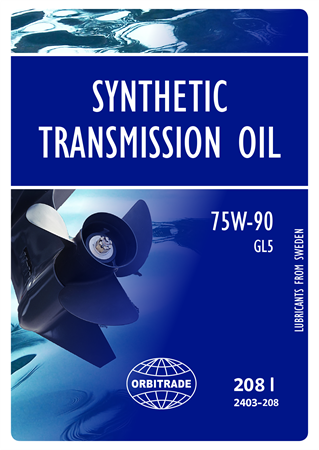Växelhusolja syntetisk 75W-90 210L Fat