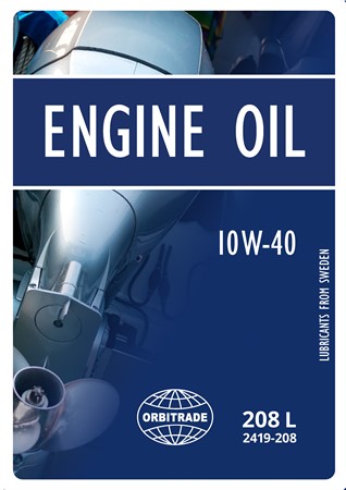 Engine oil 10W-40 210L