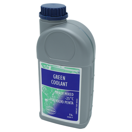 Coolant, green, ready mixed -25°, 1L