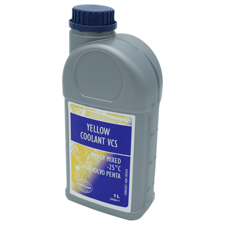 Coolant, yellow, ready mixed -25°, 1L