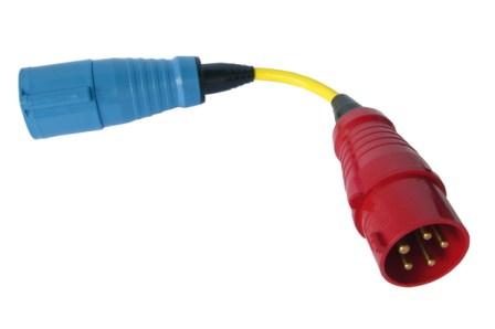 Adapter 32A 3-fas till 16A 1-fas Ratio